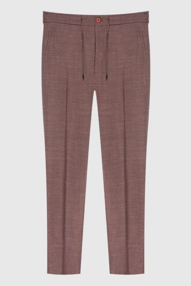 Stefano Ricci брюки коричневые мужские 170014 - фото 1