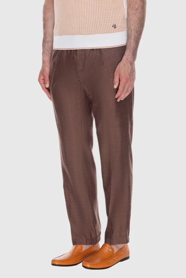 Stefano Ricci брюки коричневые мужские 170014 - фото 3