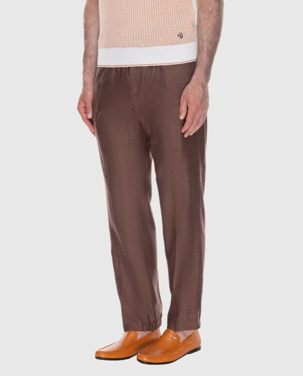 Stefano Ricci брюки коричневые мужские 170014 - фото 3