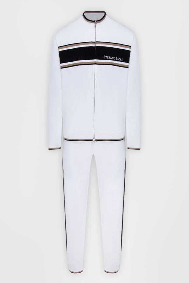 Stefano Ricci white cotton tracksuit with contrasting stripes
170027 - photo 1