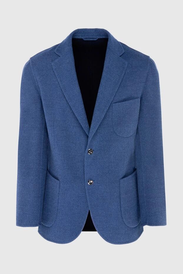 Stefano Ricci пиджак из шерсти синий мужской 170082 - фото 1