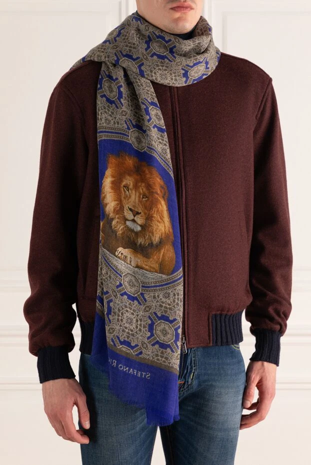 Stefano Ricci purple cashmere scarf for men 170105 - photo 2