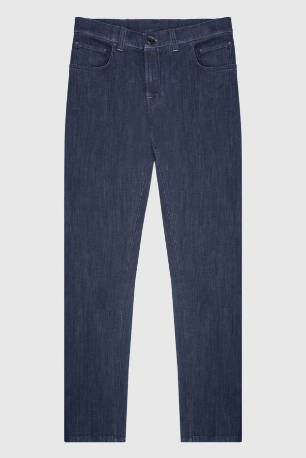 Stefano Ricci blue cotton jeans for men 170114 - photo 1
