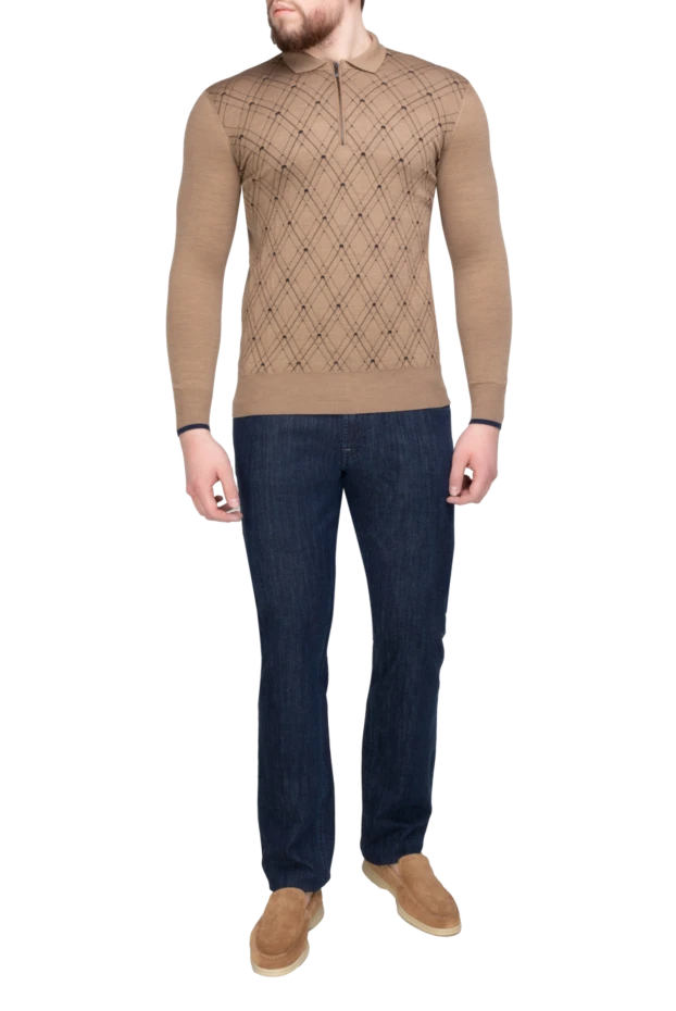 Stefano Ricci джинсы из хлопка синие мужские 170114 - фото 2