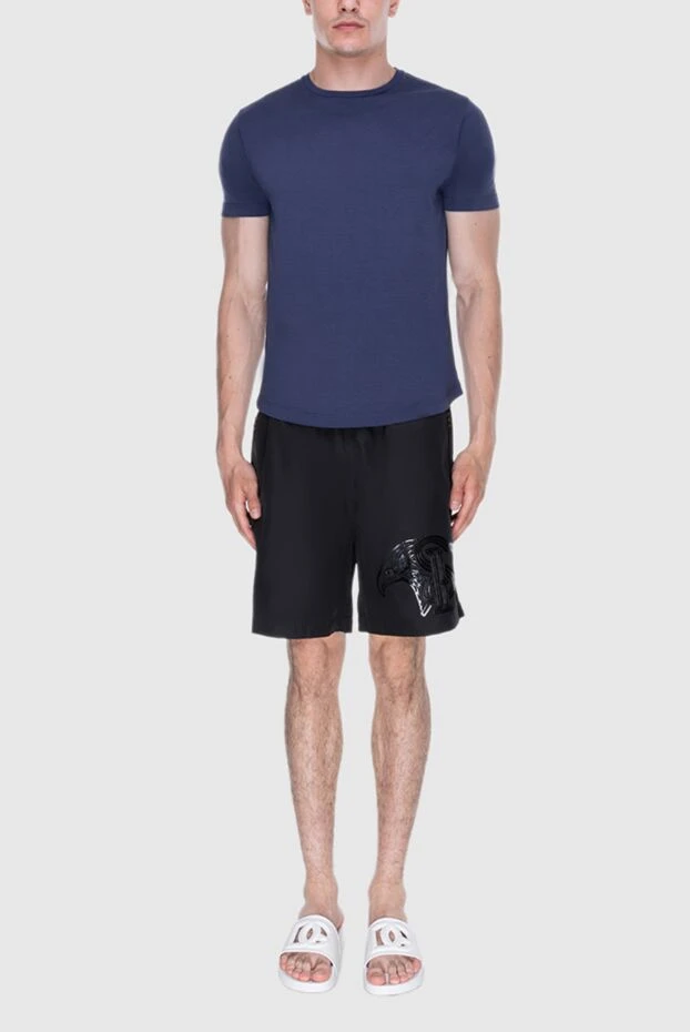 Stefano Ricci black polyester beach shorts for men 170118 - photo 2