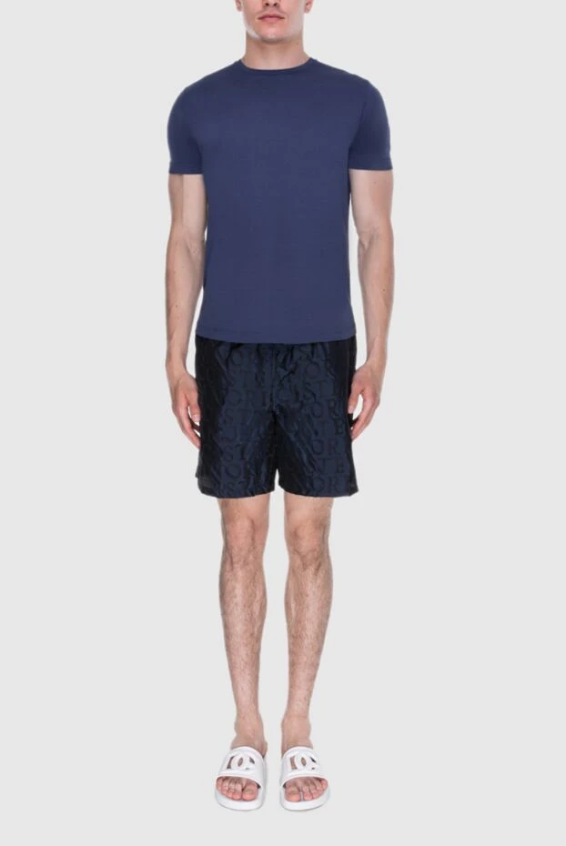 Stefano Ricci blue polyester beach shorts for men 170126 - photo 2