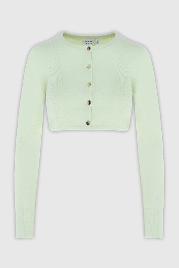 Herve Leger woman green cardigan for women купить с ценами и фото 170155 - photo 1