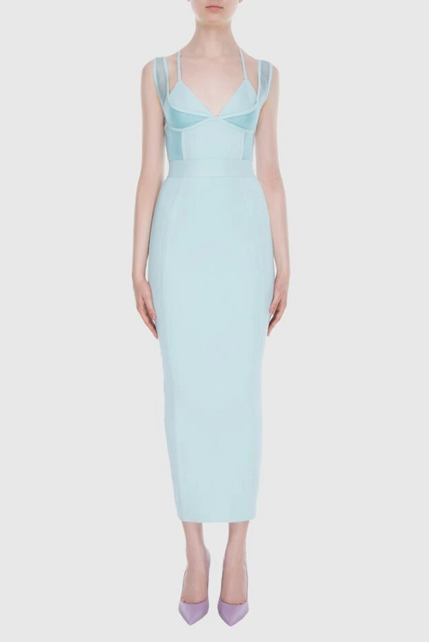 Herve Leger woman blue dress for women купить с ценами и фото 170157 - photo 2