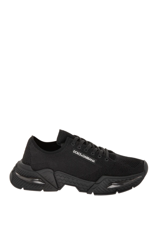 Dolce & Gabbana man black polyester sneakers for men купить с ценами и фото 170176 - photo 1