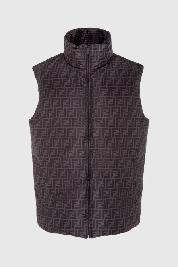 Fendi man brown polyamide vest for men купить с ценами и фото 170200 - photo 1