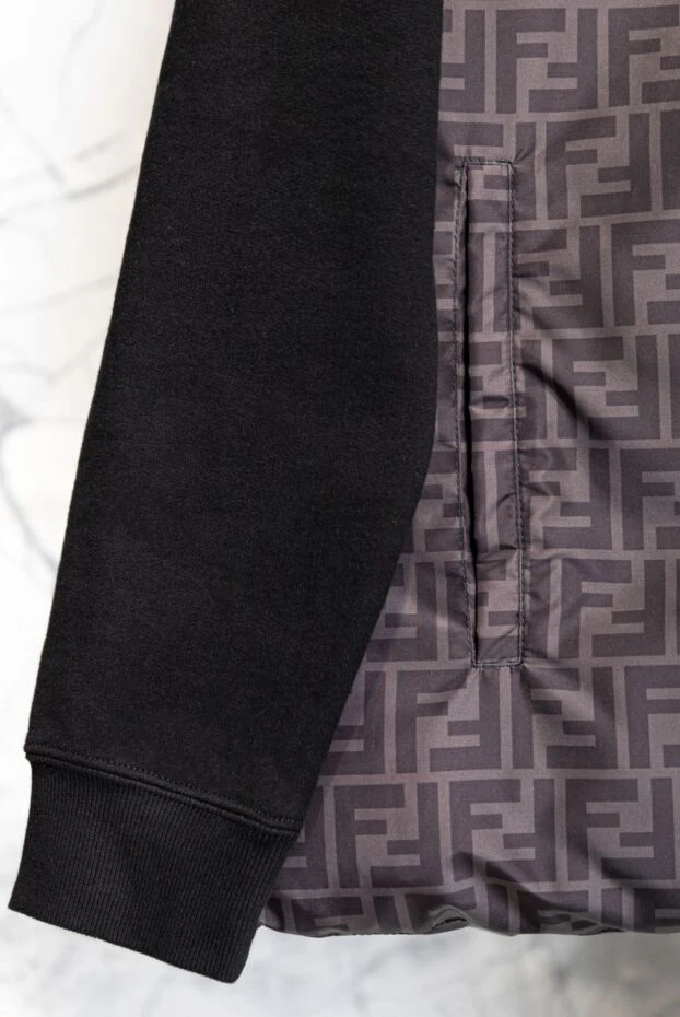 Fendi двусторонний коричневый жилет с графичным логотипом и диагональными полосами

 170200 - фото 3