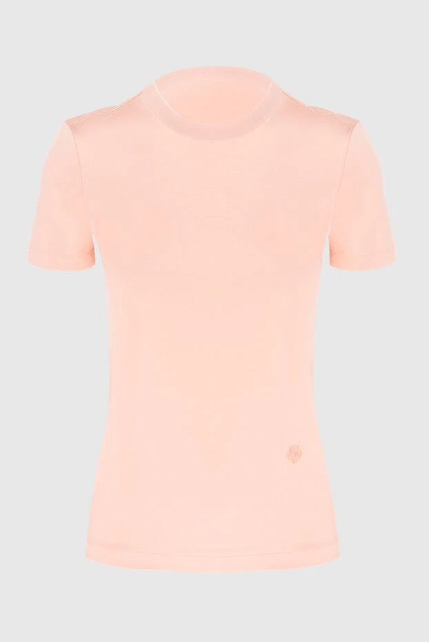 Loro Piana woman pink cotton t-shirt for women купить с ценами и фото 170225 - photo 1