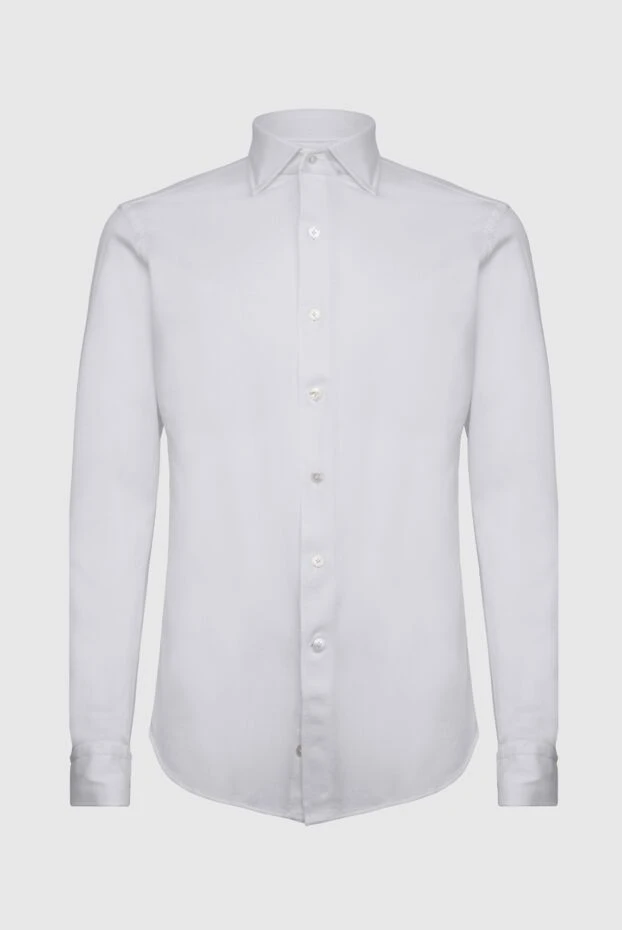 Alessandro Gherardi man white cotton shirt for men купить с ценами и фото 170232 - photo 1