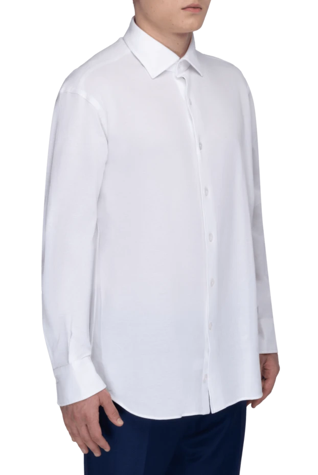 Alessandro Gherardi man linen shirt for men white 177882 - photo 3