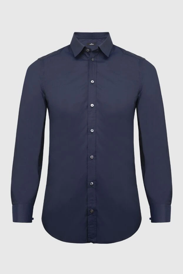 Alessandro Gherardi man blue cotton shirt for men купить с ценами и фото 170234 - photo 1