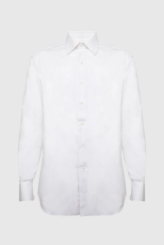 Alessandro Gherardi man white cotton shirt for men купить с ценами и фото 170239 - photo 1