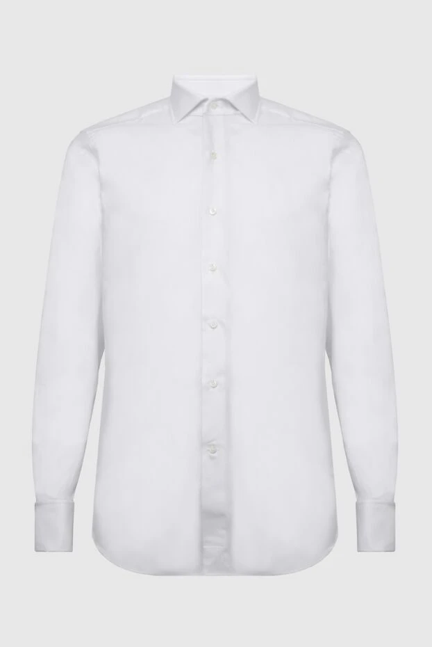 Alessandro Gherardi man white cotton shirt for men купить с ценами и фото 170247 - photo 1