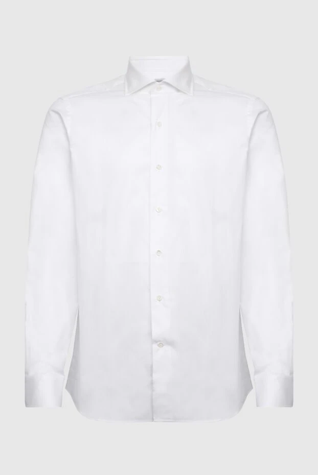 Alessandro Gherardi man white cotton shirt for men купить с ценами и фото 170248 - photo 1