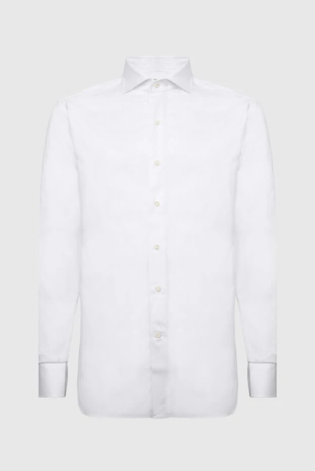 Alessandro Gherardi man white cotton shirt for men купить с ценами и фото 170249 - photo 1