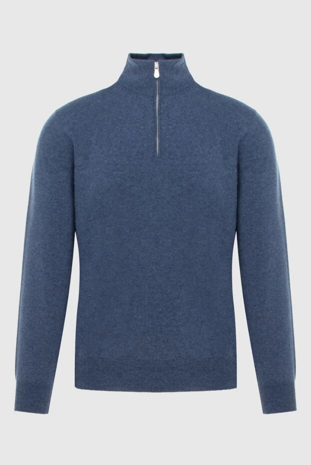 Cashmere troyer blue for men - photo 1