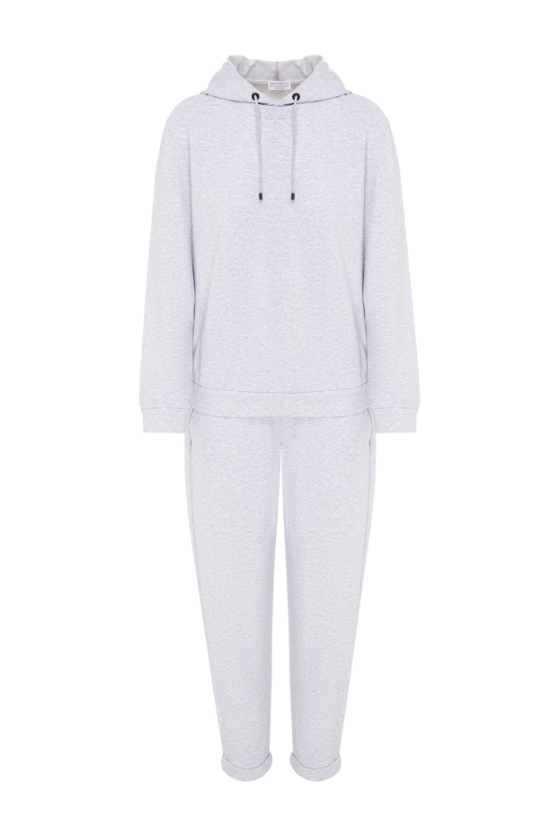 Brunello Cucinelli walking suit made of cotton and elastane gray for women 170279 - photo 1