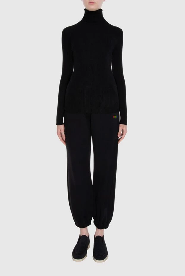 Brunello Cucinelli гольф черный женский 170317 - фото 2