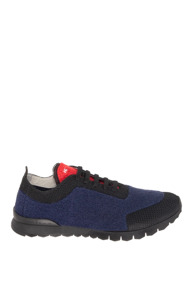 Kiton man blue wool sneakers for men купить с ценами и фото 170366 - photo 1