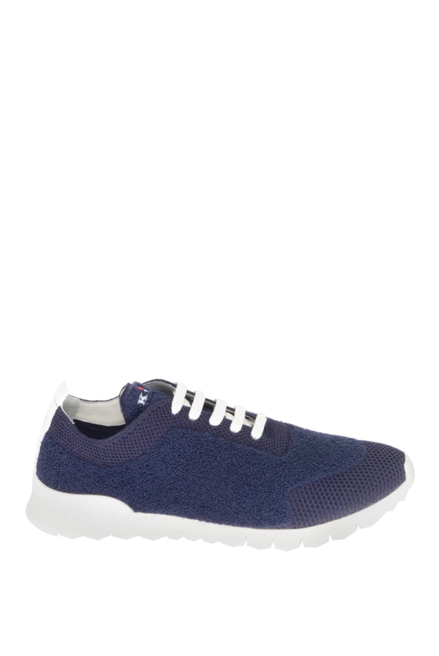 Kiton man blue wool sneakers for men купить с ценами и фото 170368 - photo 1