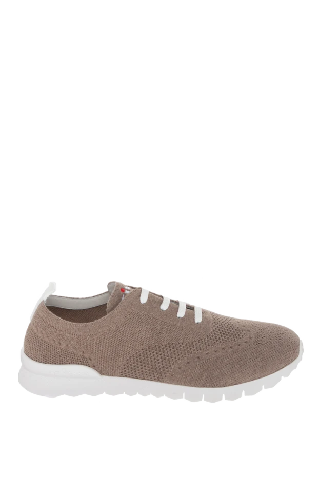 Kiton man beige cashmere sneakers for men купить с ценами и фото 170369 - photo 1