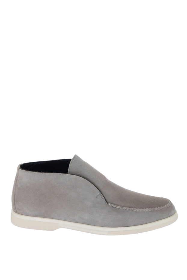 Cesare di Napoli woman gray suede loafers for women купить с ценами и фото 170379 - photo 1