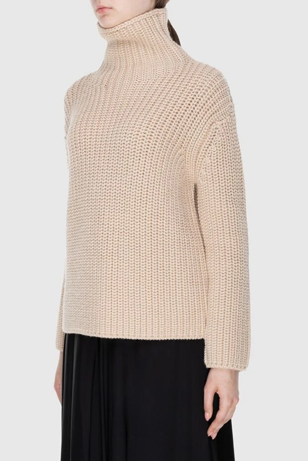 Ermanno Scervino woman beige wool jumper for women 170395 - photo 3