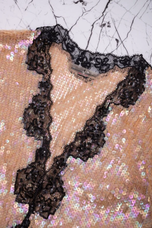 Ermanno Scervino костюм с юбкой из полиэстера бежевый женский костюм с юбкой 170398 - фото 3