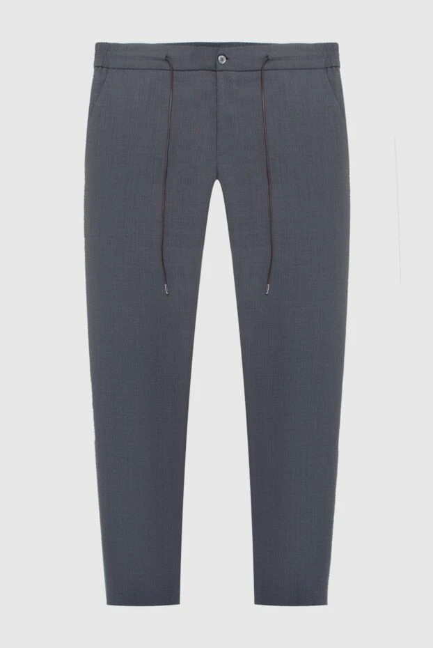 Tombolini man men's gray wool trousers купить с ценами и фото 170419 - photo 1