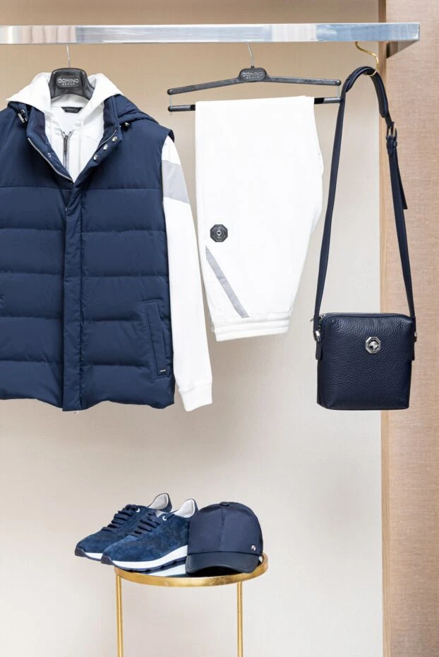 Stefano Ricci спортивный костюм из хлопка белый с серыми вставками
170489 - фото 2