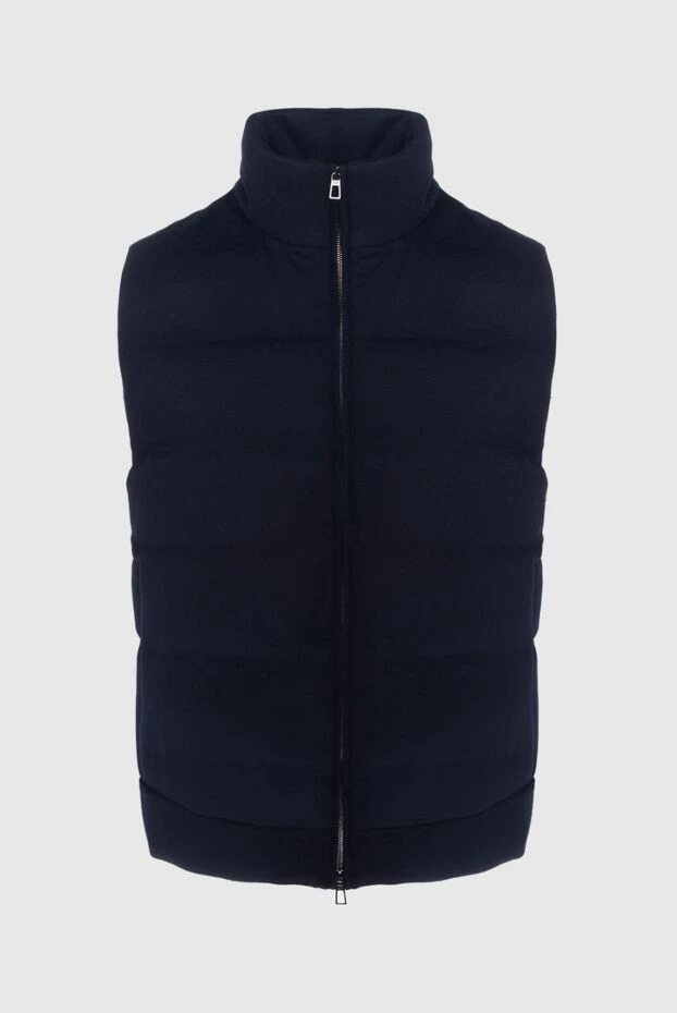 Loro Piana man cashmere vest blue for men купить с ценами и фото 170535 - photo 1