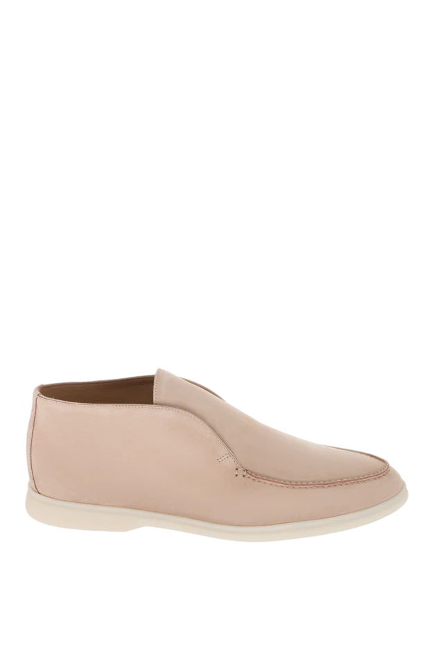 Loro Piana man beige suede loafers for men купить с ценами и фото 170537 - photo 1