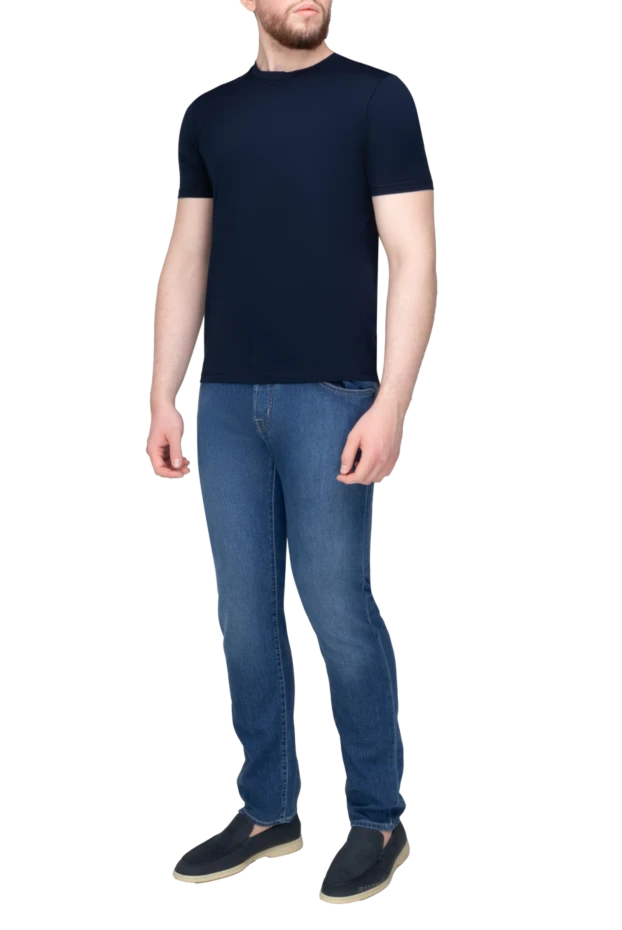 Cesare di Napoli man cotton t-shirt for men купить с ценами и фото 170549 - photo 2