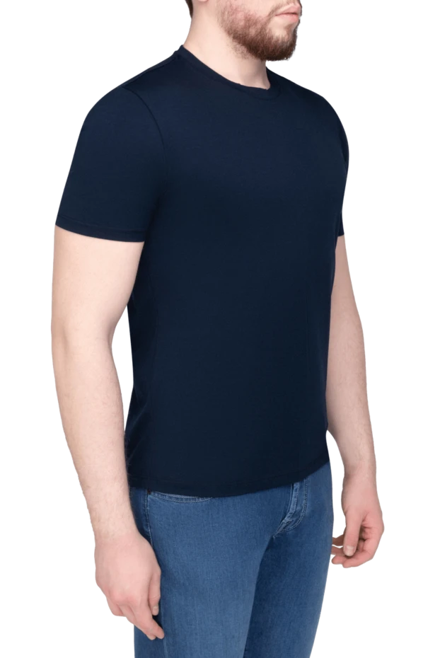 Cesare di Napoli man blue t-shirt for men 170555 - photo 3