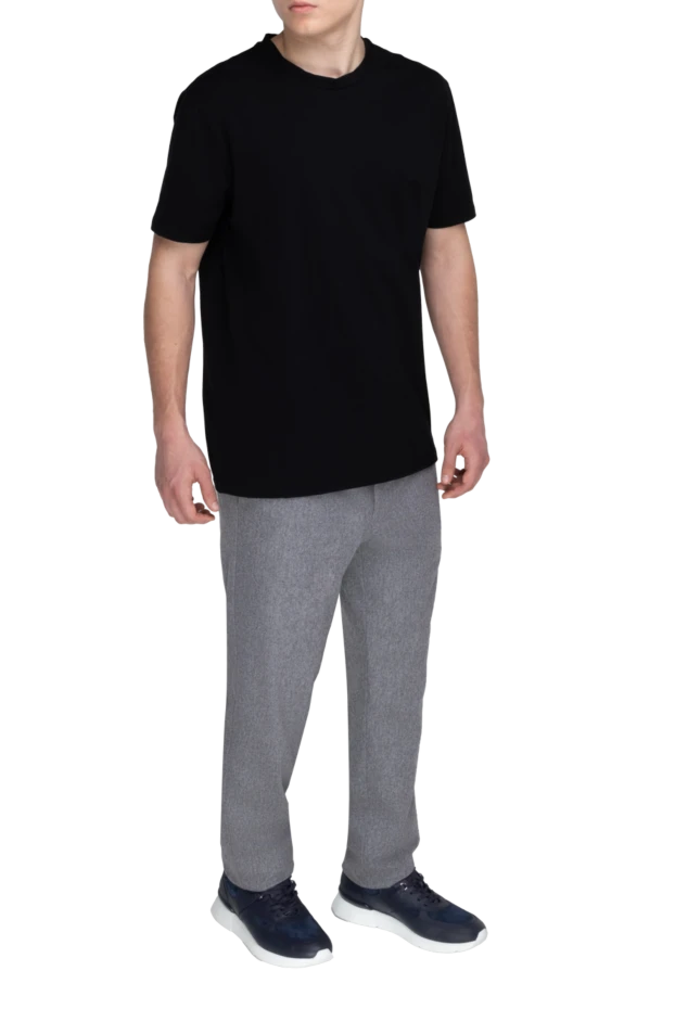 Cesare di Napoli man t-shirt black for men купить с ценами и фото 170550 - photo 2