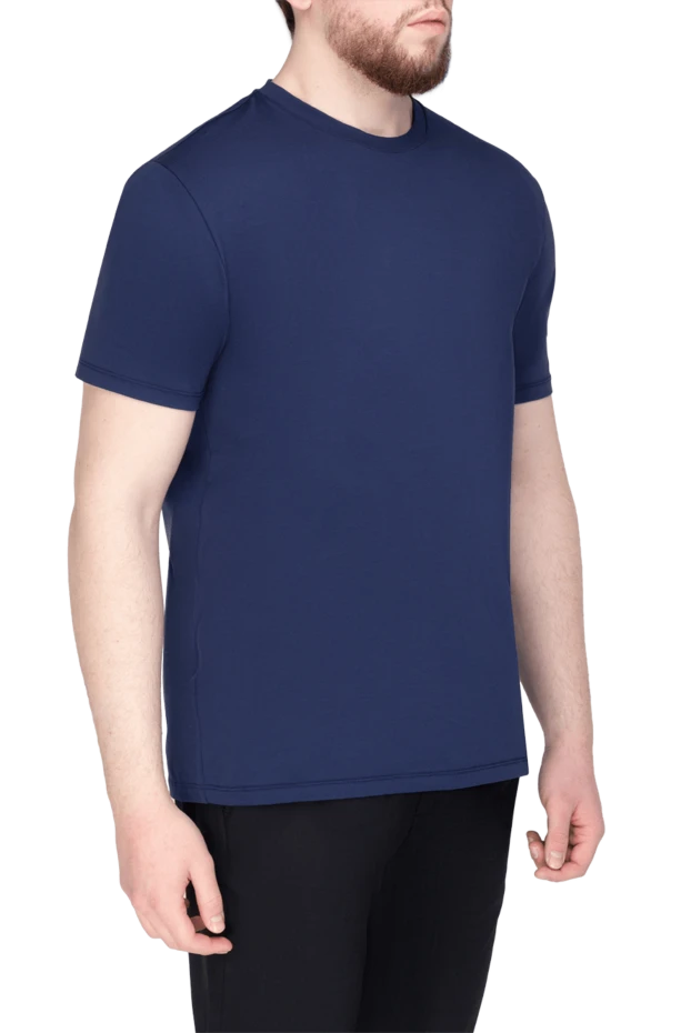 Cesare di Napoli man blue t-shirt for men 170555 - photo 3