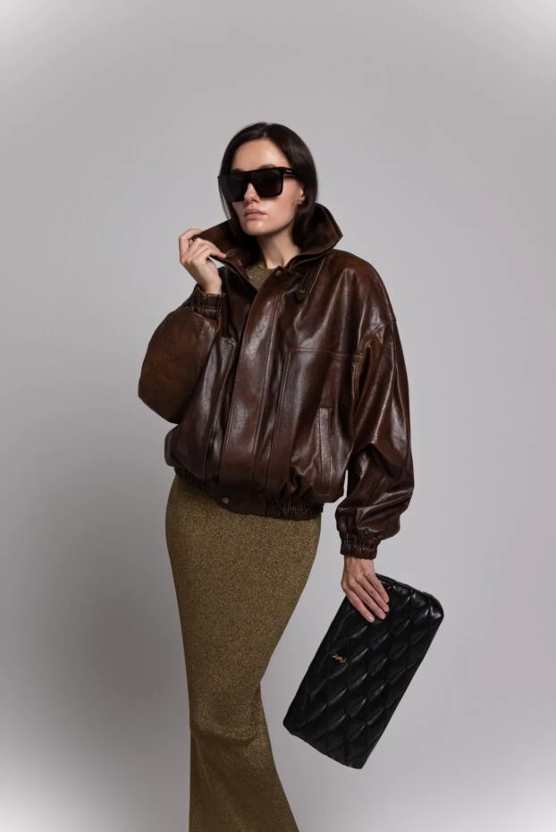 Saint Laurent сумка-клатч кожаная черная с декоративными швами женская 170585 - фото 2