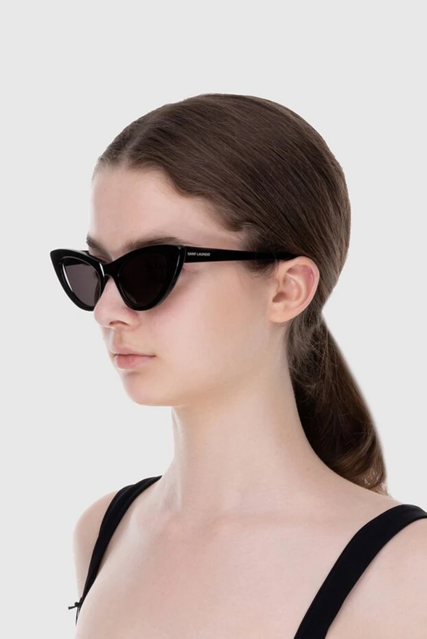 Saint Laurent woman black acetate glasses for women купить с ценами и фото 170599 - photo 2