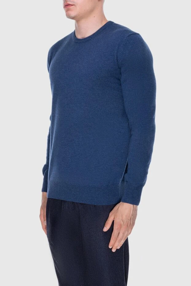 Cesare di Napoli man wool long sleeve polo gray for men 171233 - photo 3