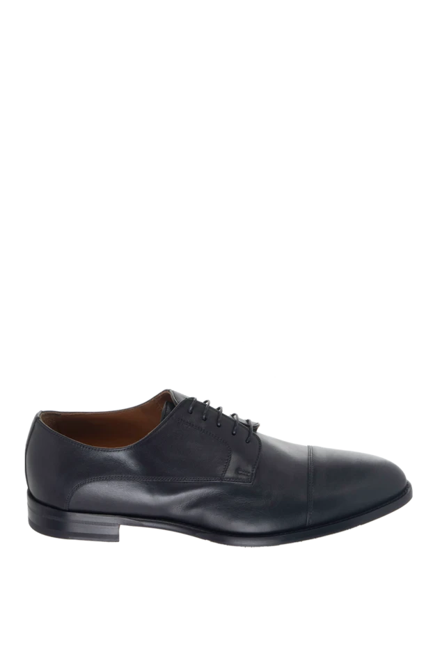 Doucal`s man men's black leather shoes купить с ценами и фото 170726 - photo 1