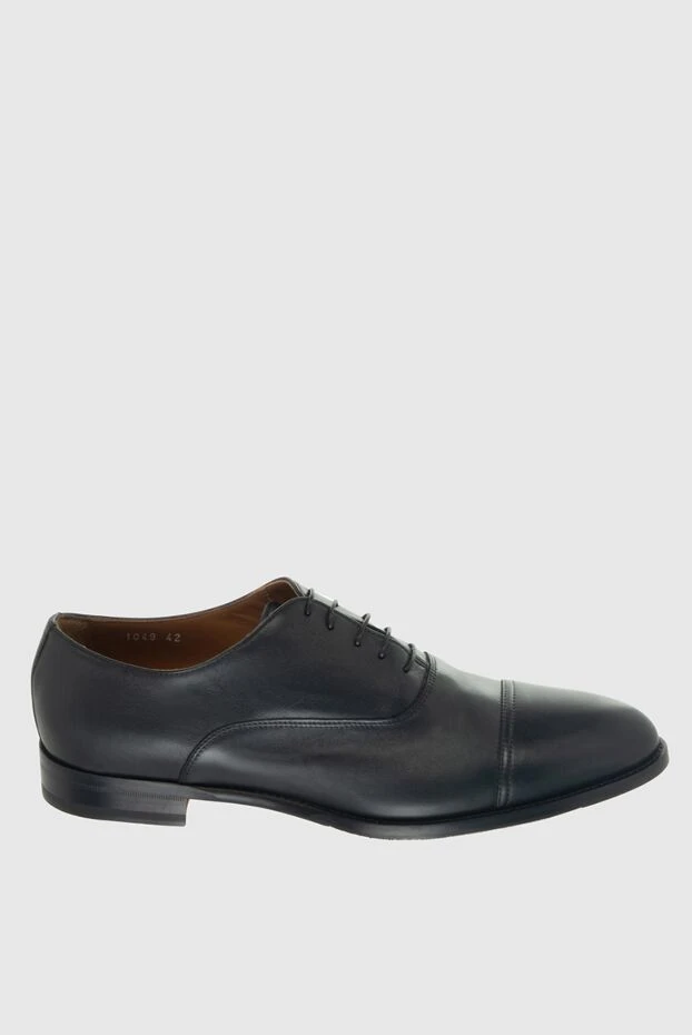 Doucal`s man men's black leather shoes купить с ценами и фото 170727 - photo 1