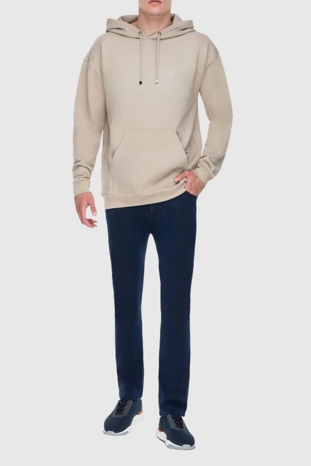 Limitato man beige cotton sweatshirt for men купить с ценами и фото 170743 - photo 2