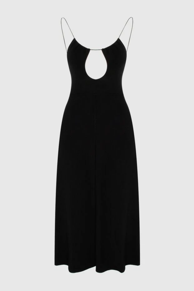 Saint Laurent woman black woolen dress for women купить с ценами и фото 170767 - photo 1