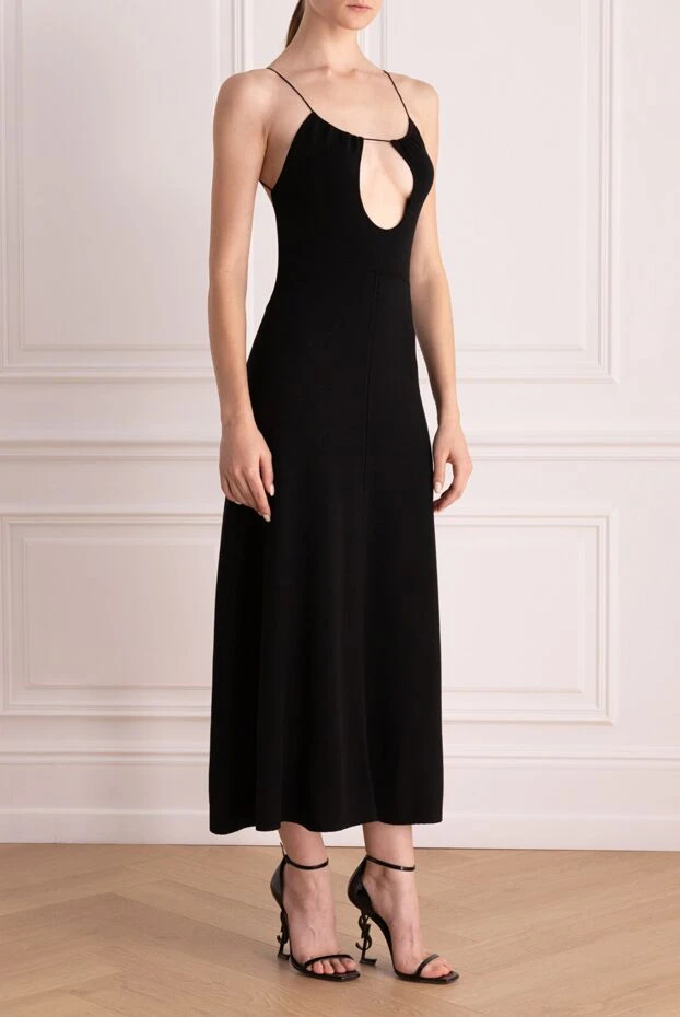 Miu Miu woman black cotton dress for women 174219 - photo 3