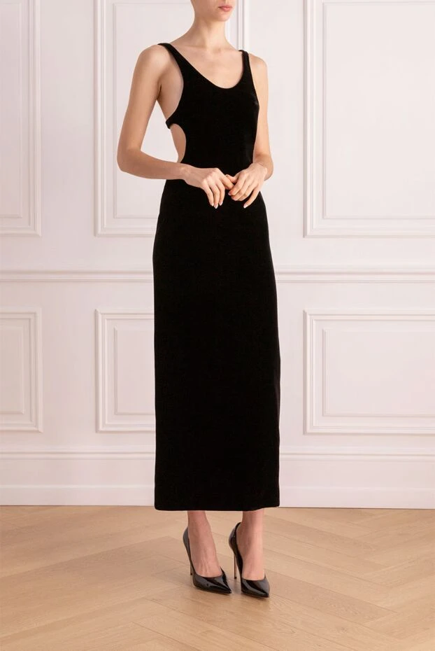 Miu Miu woman black cotton dress for women 174219 - photo 3