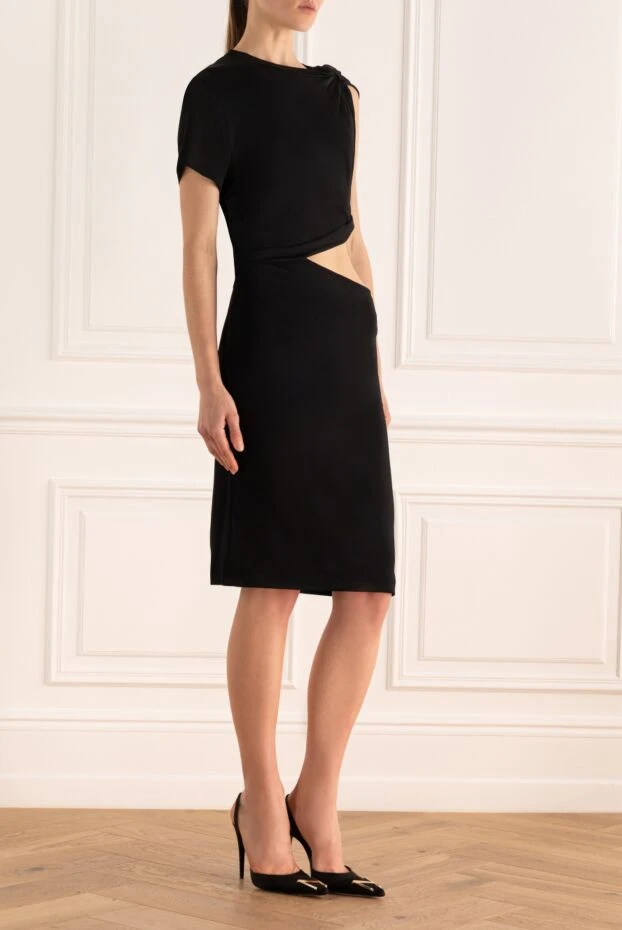 Miu Miu woman black cotton dress for women 174219 - photo 3